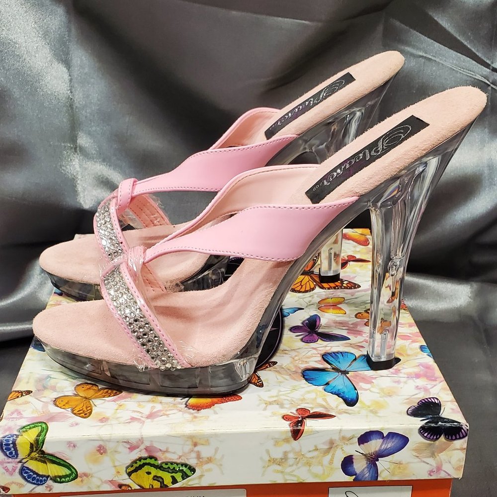 Pleaser  Slide Mule Heels(H4U-1034)